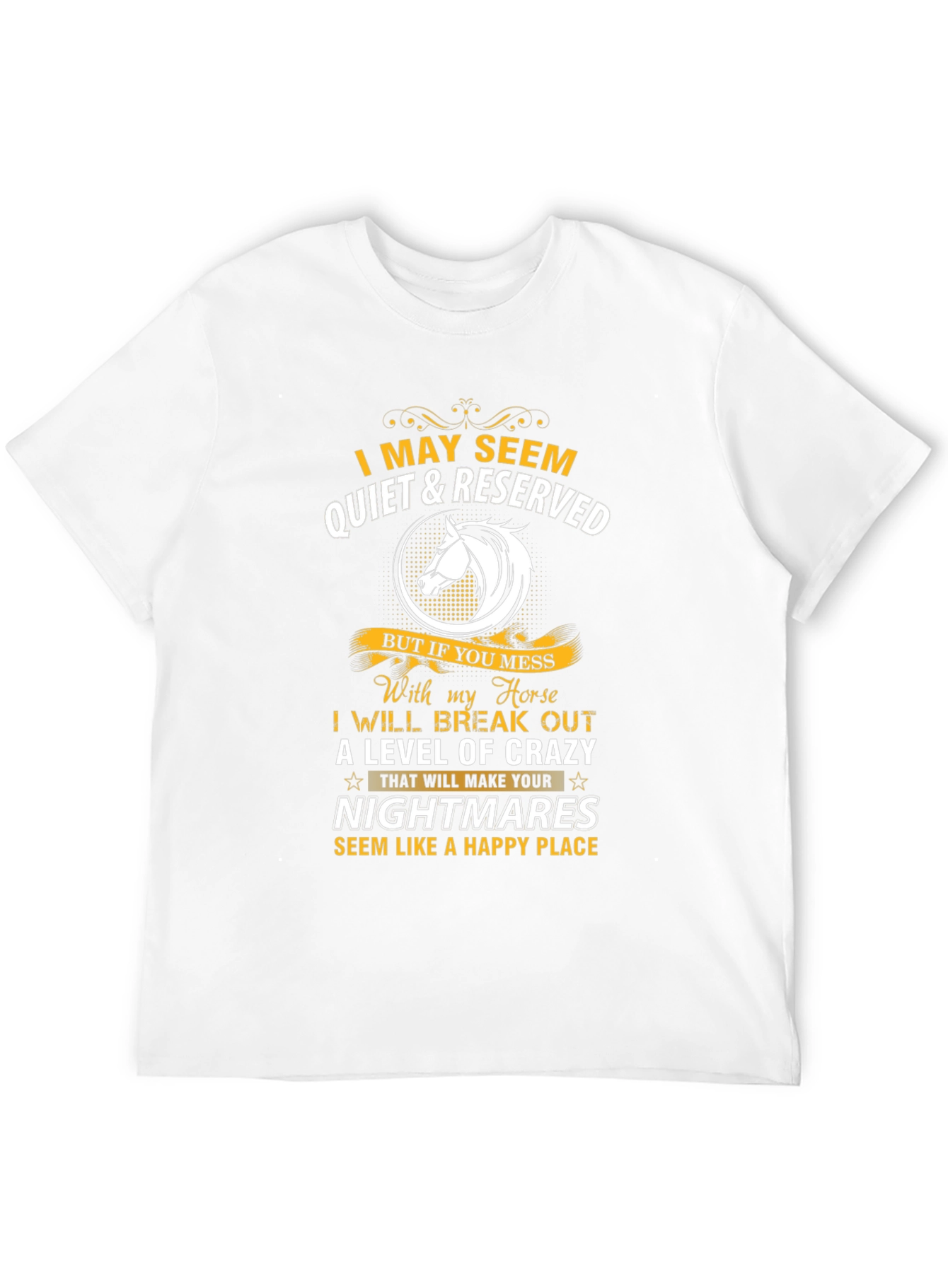 Horse Lover Graphic Tee - Quiet & Reserved