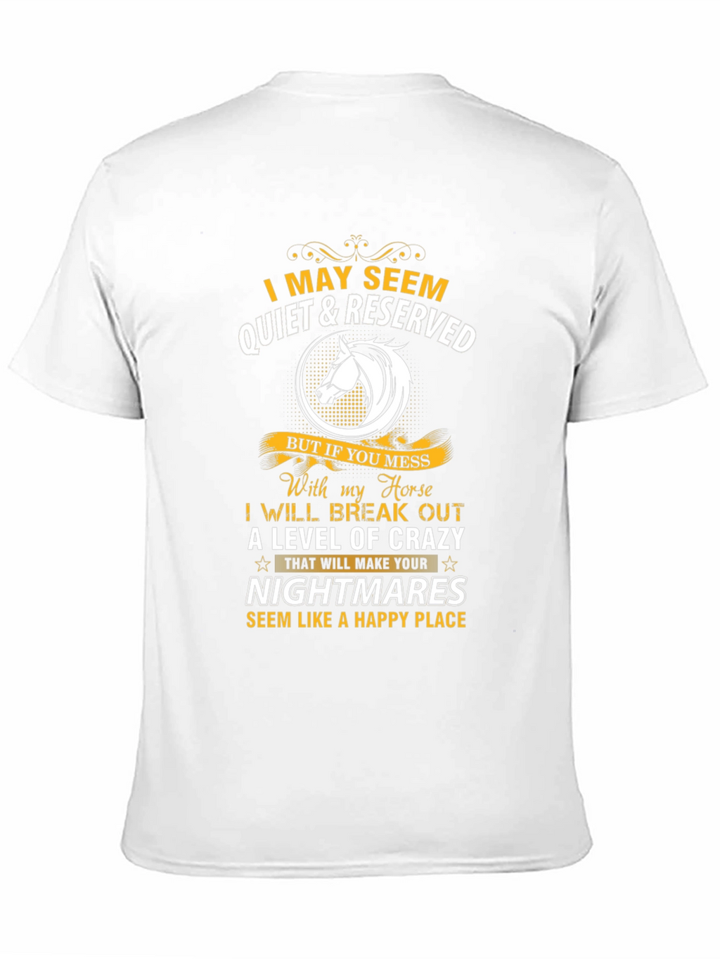 Horse Lover Graphic Tee - Quiet & Reserved