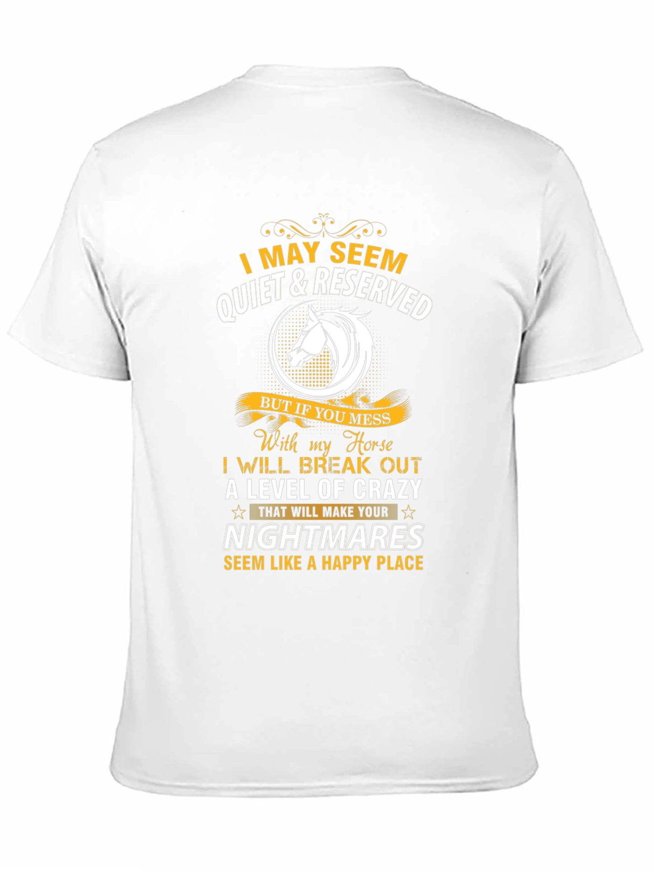 Horse Lover Graphic Tee - Quiet & Reserved