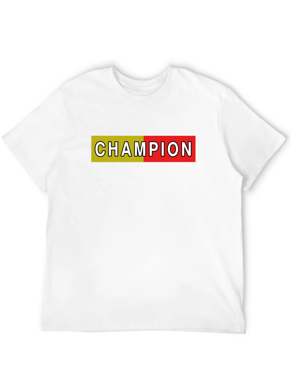 Champion Graphic T-Shirt - Black Cotton Tee