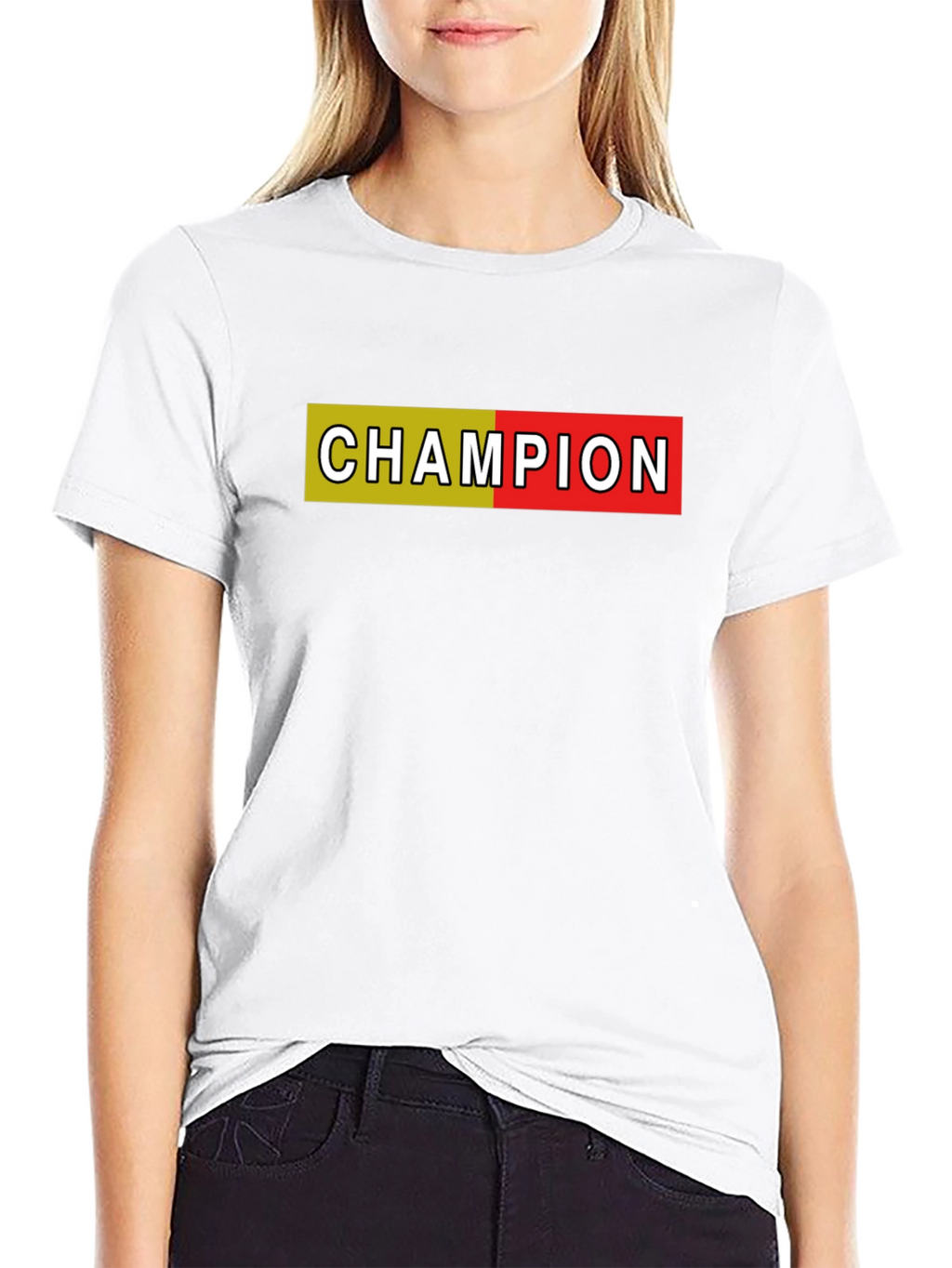 Champion Graphic T-Shirt - Black Cotton Tee