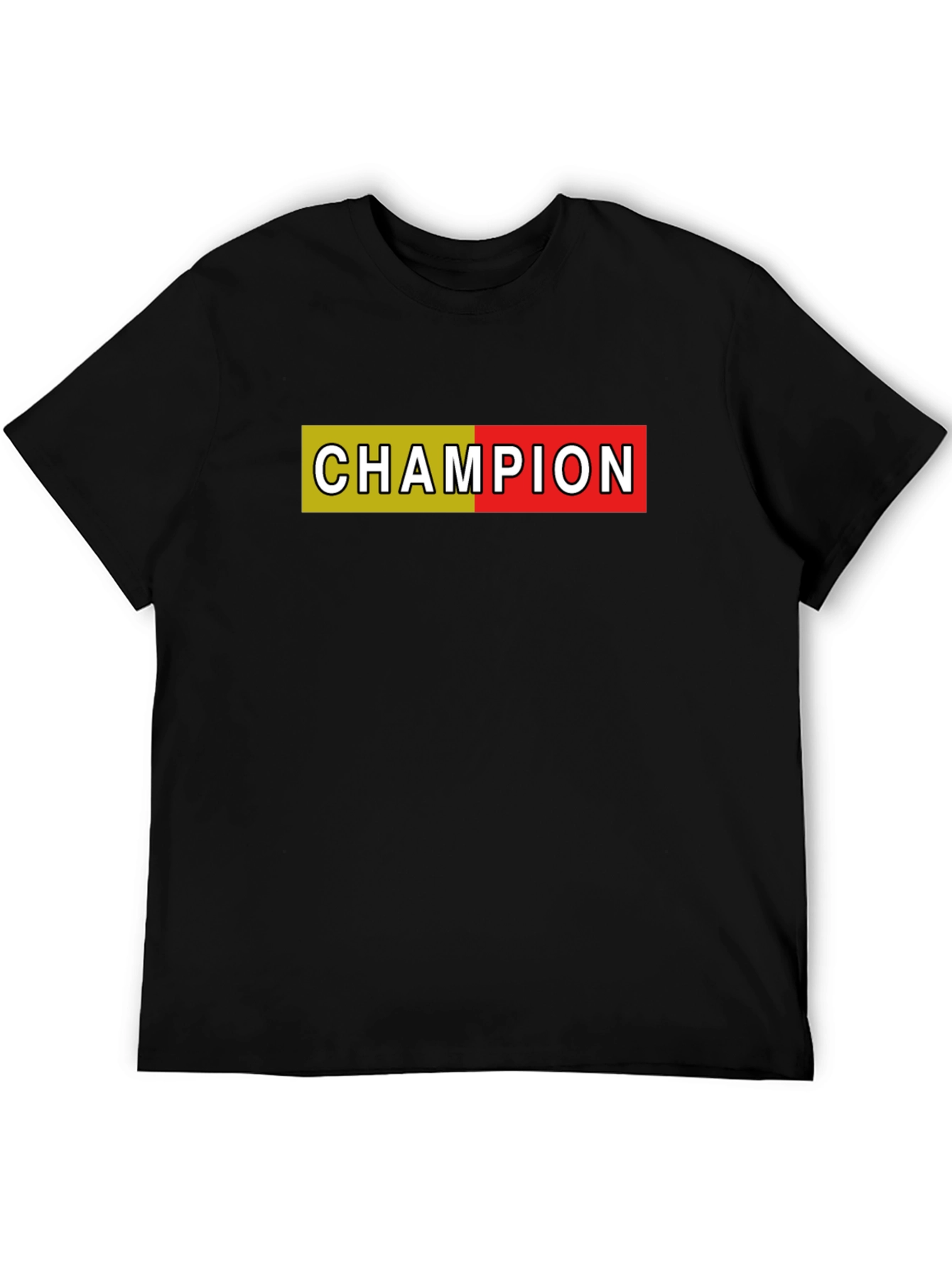 Champion Graphic T-Shirt - Black Cotton Tee