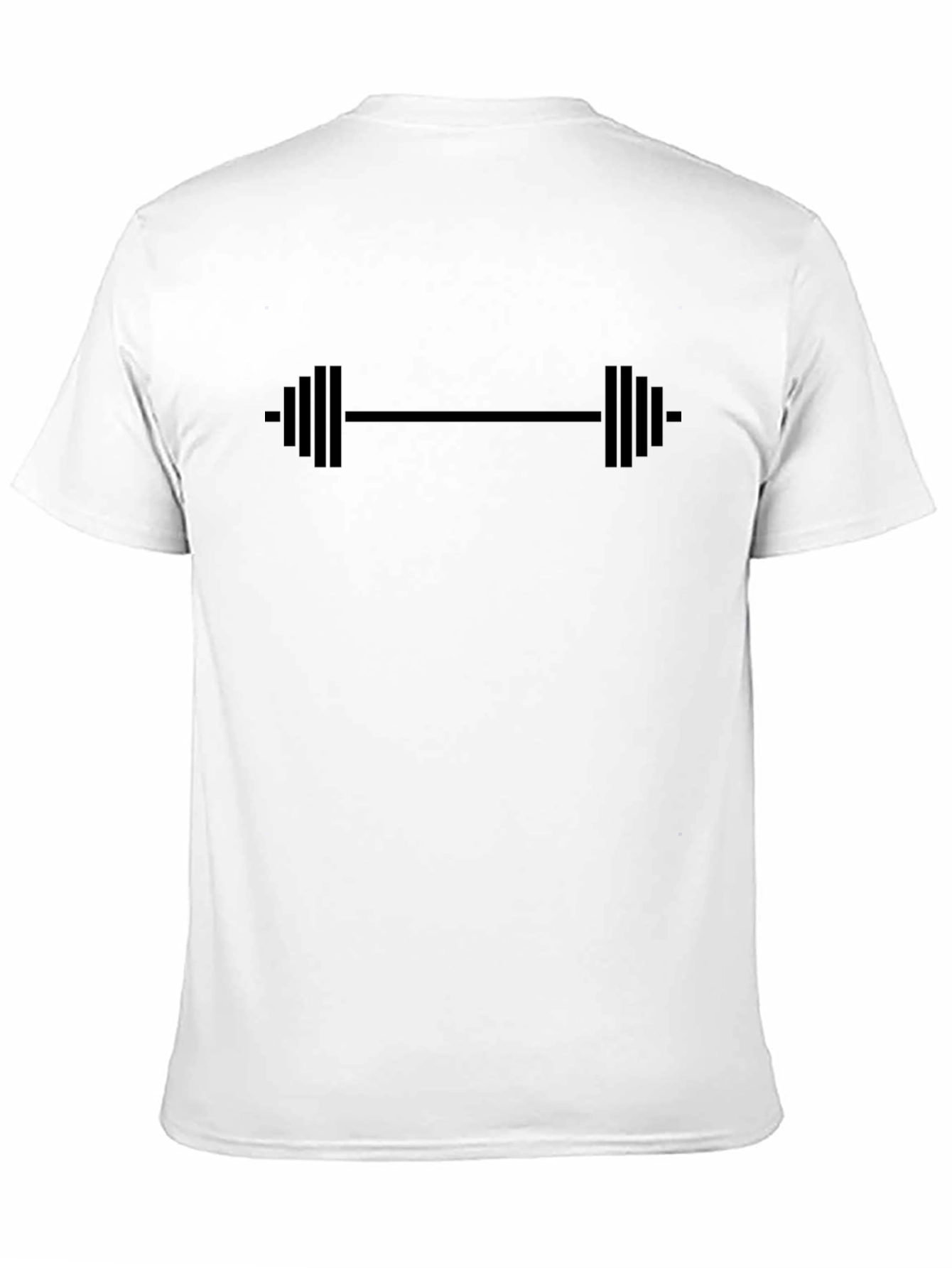 Workout T-Shirt - Barbell Graphic Tee