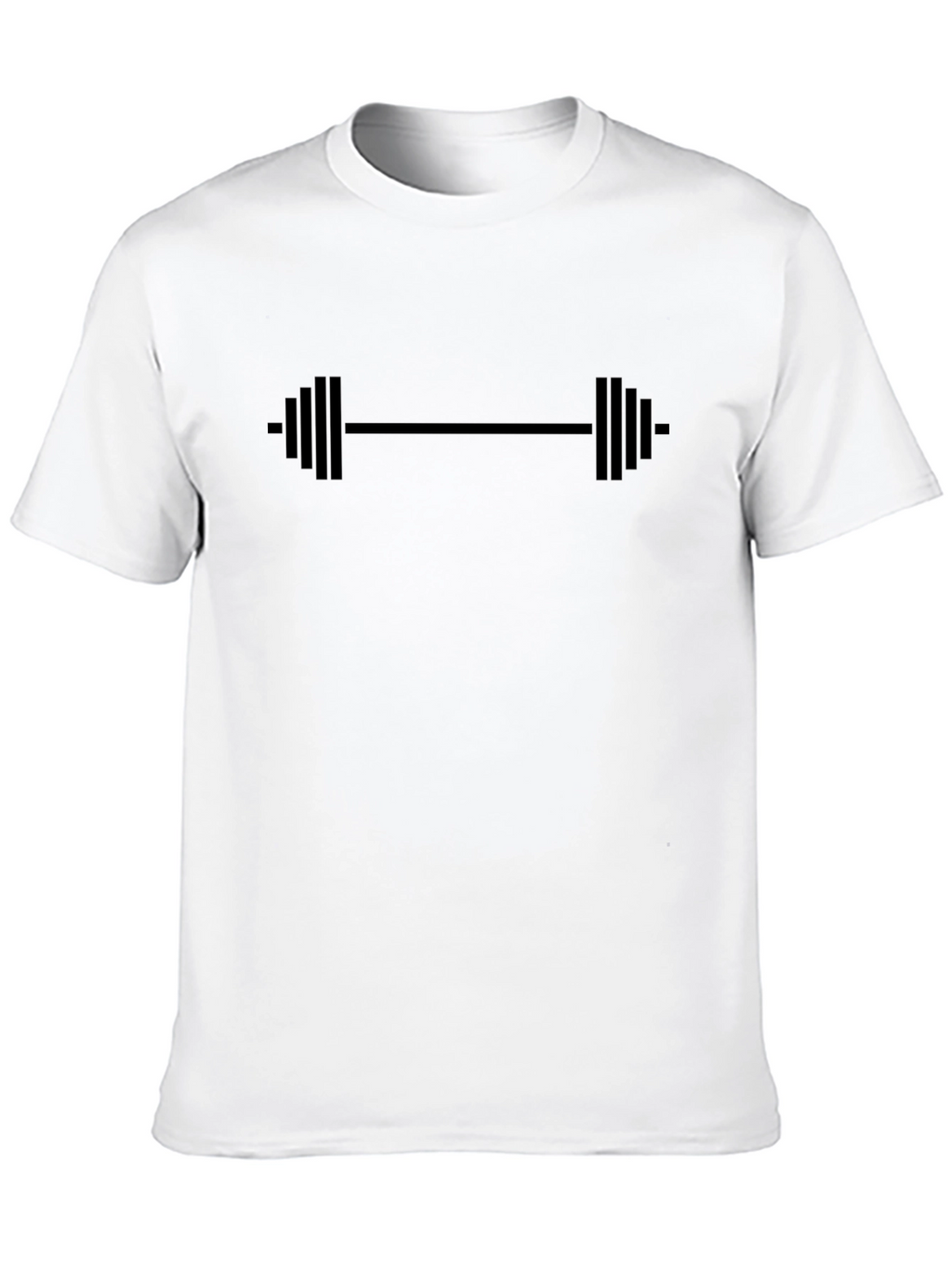 Workout T-Shirt - Barbell Graphic Tee