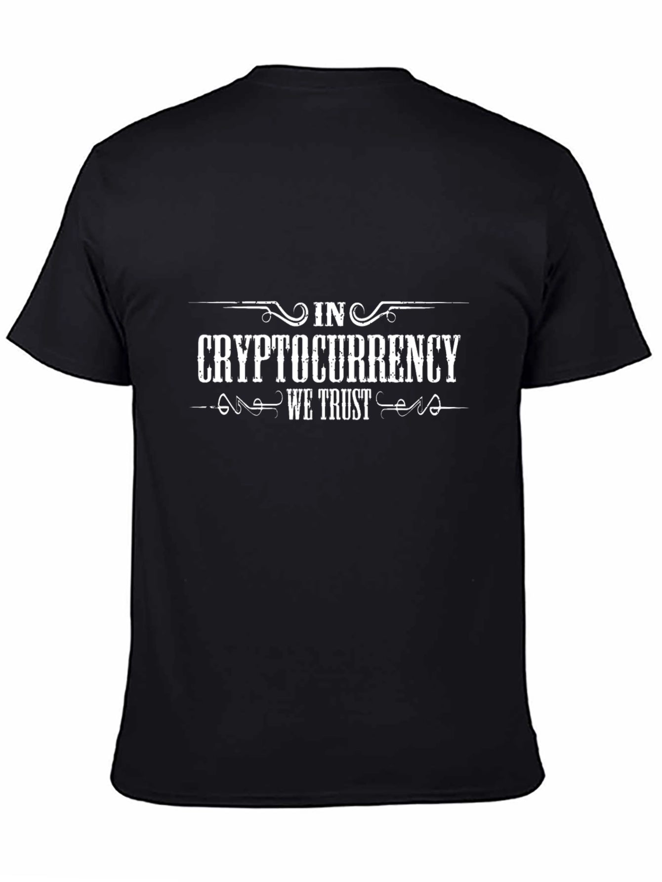 Cryptocurrency We Trust Graphic T-Shirt - Black