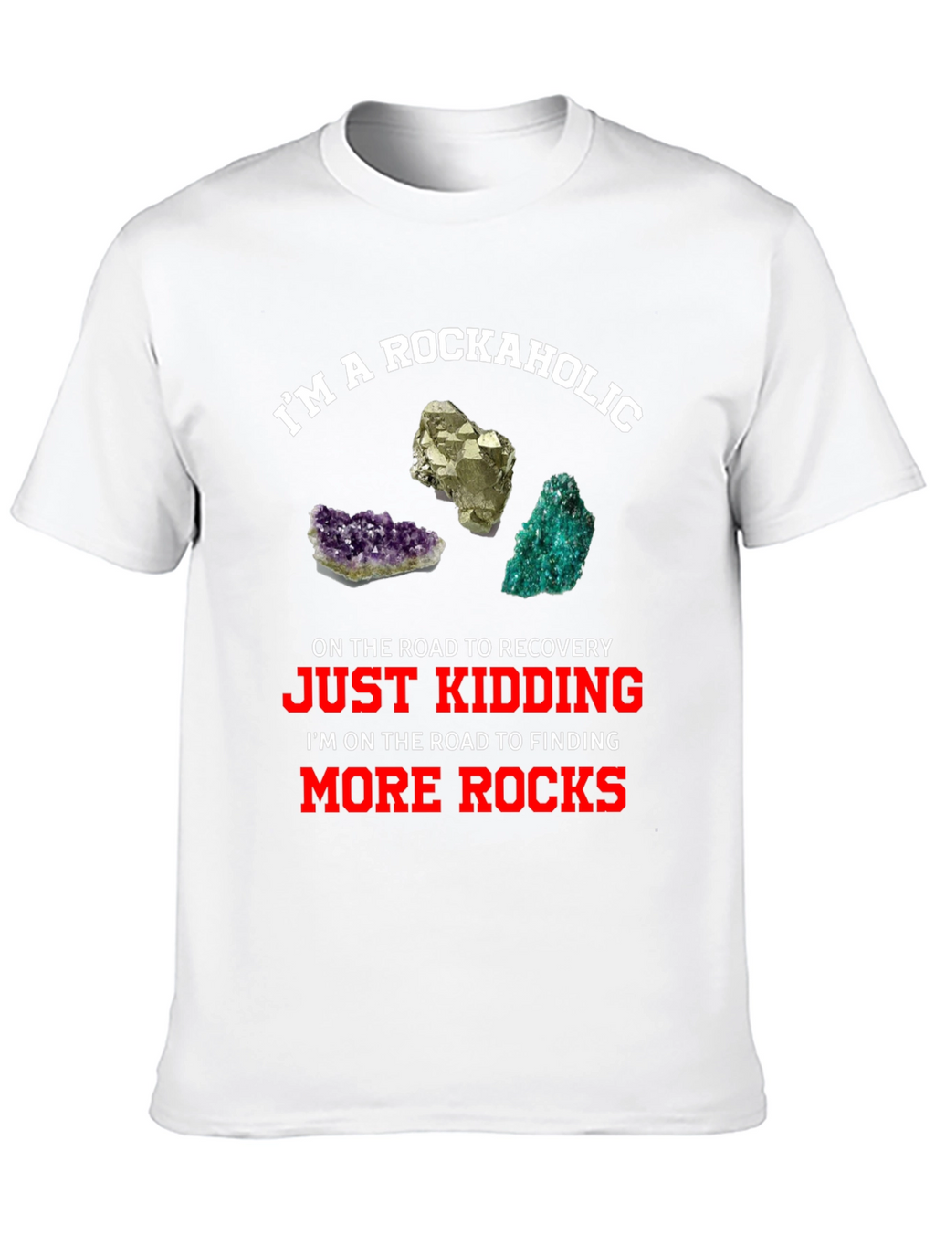 Rockaholic Graphic T-Shirt - Mineral Lover Tee