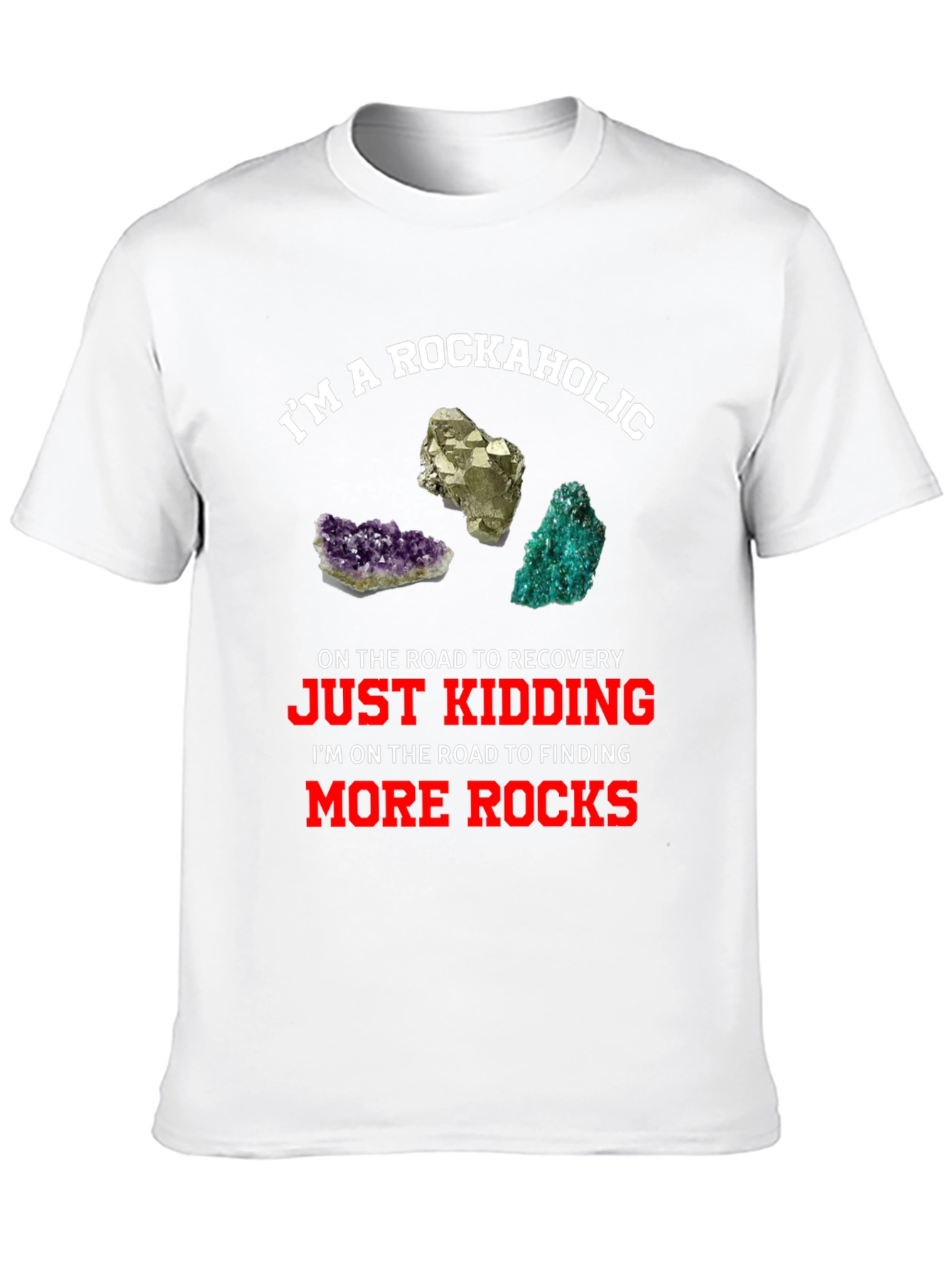 Rockaholic Graphic T-Shirt - Mineral Lover Tee