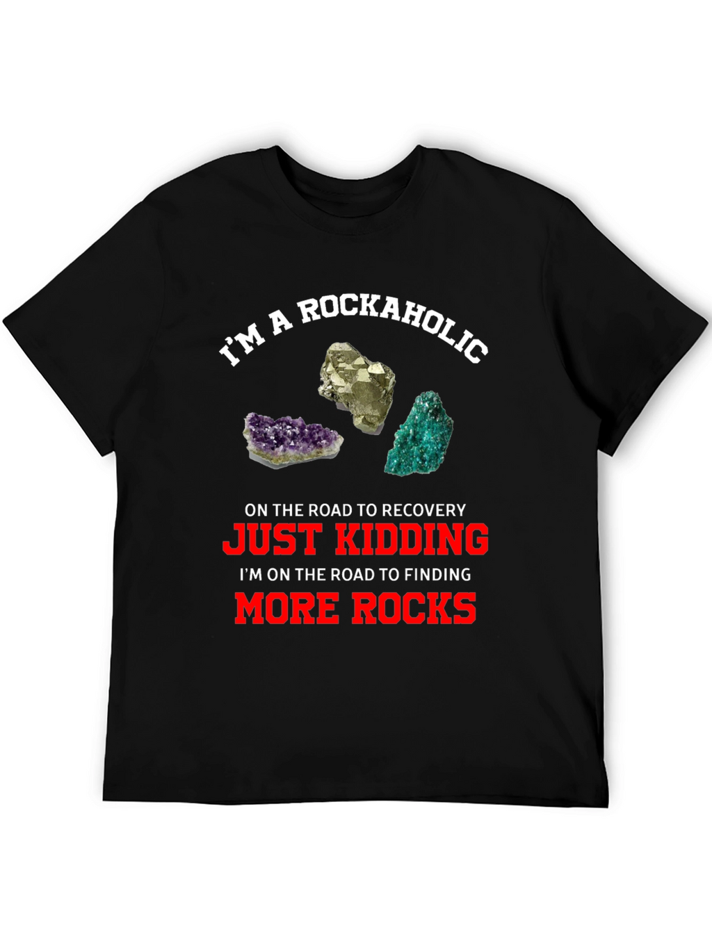 Rockaholic Graphic T-Shirt - Mineral Lover Tee