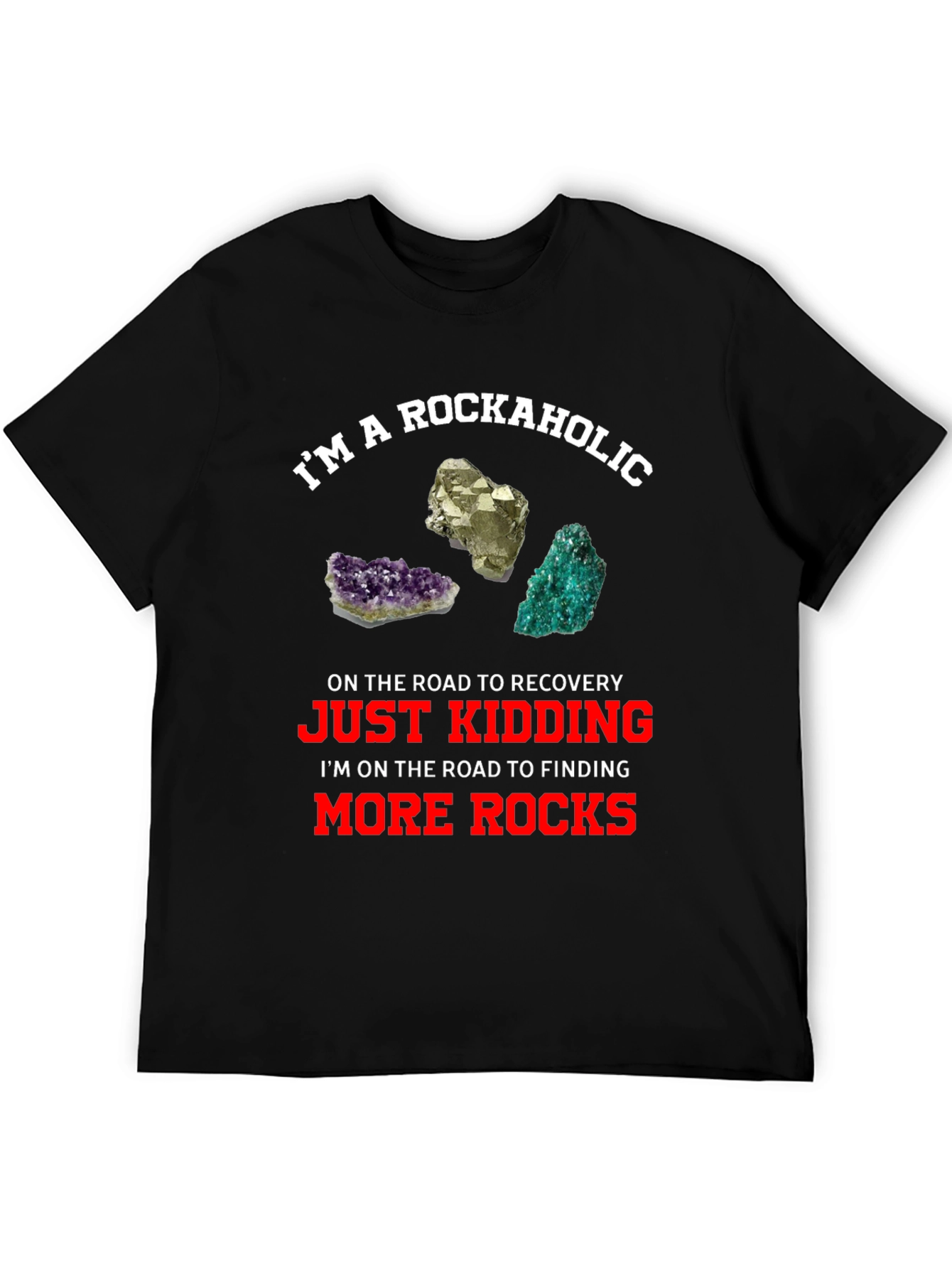Rockaholic Graphic T-Shirt - Mineral Lover Tee
