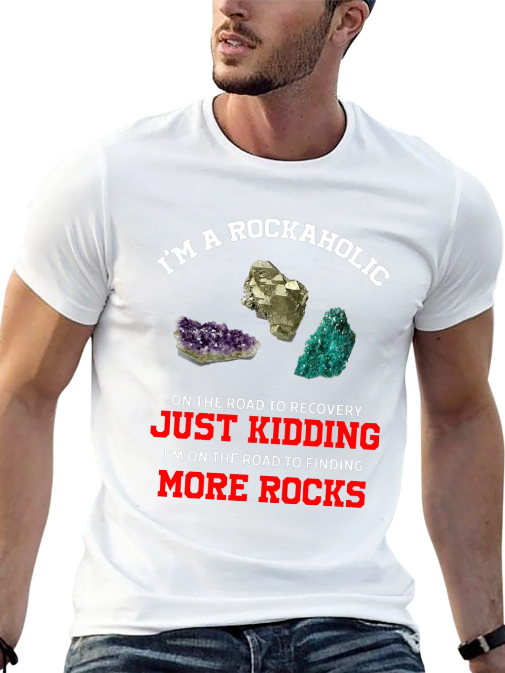 Rockaholic Graphic T-Shirt - Mineral Lover Tee