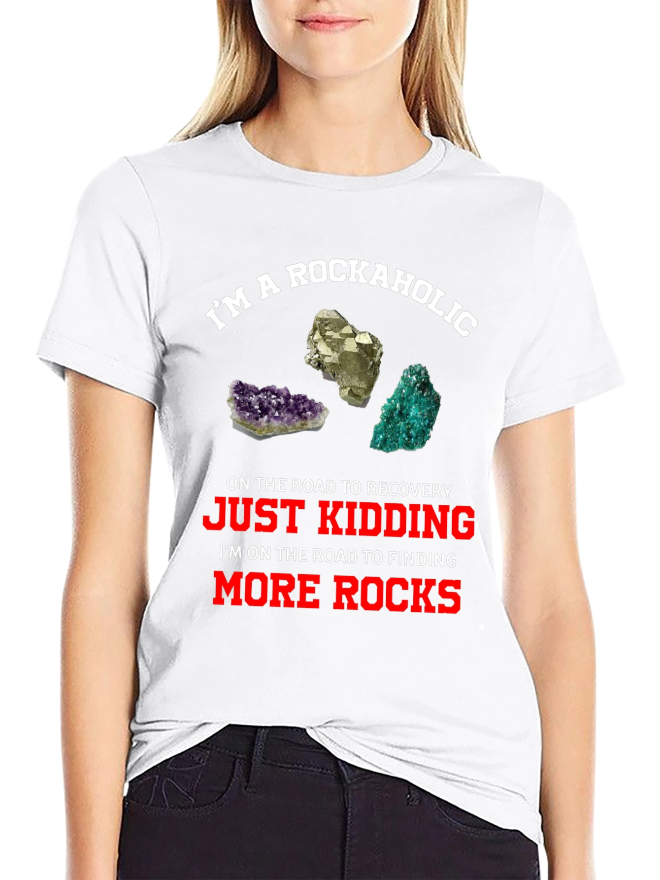 Rockaholic Graphic T-Shirt - Mineral Lover Tee