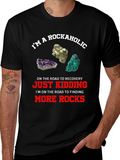 Rockaholic Graphic T-Shirt - Mineral Lover Tee