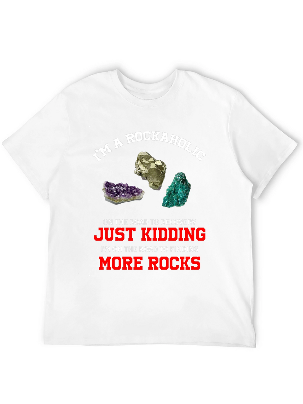 Rockaholic Graphic T-Shirt - Mineral Lover Tee