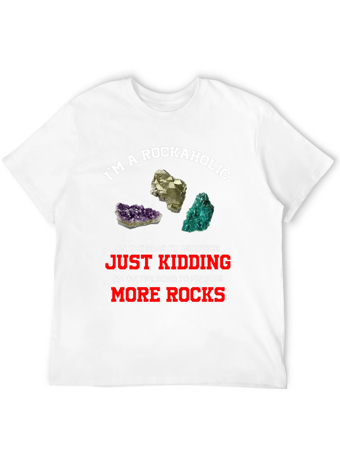 Rockaholic Graphic T-Shirt - Mineral Lover Tee