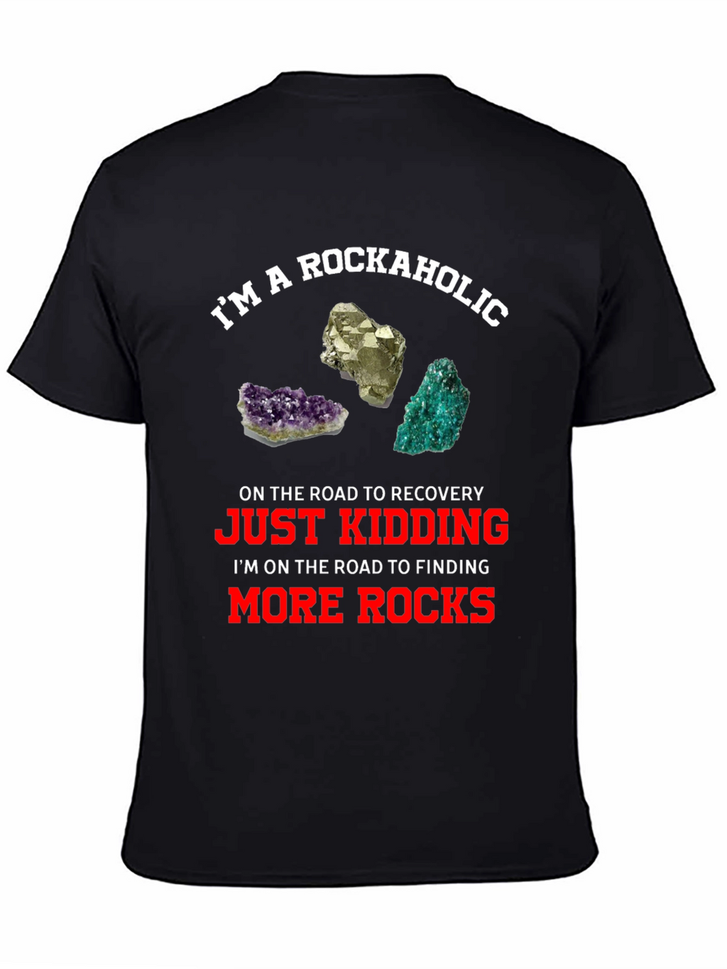 Rockaholic Graphic T-Shirt - Mineral Lover Tee