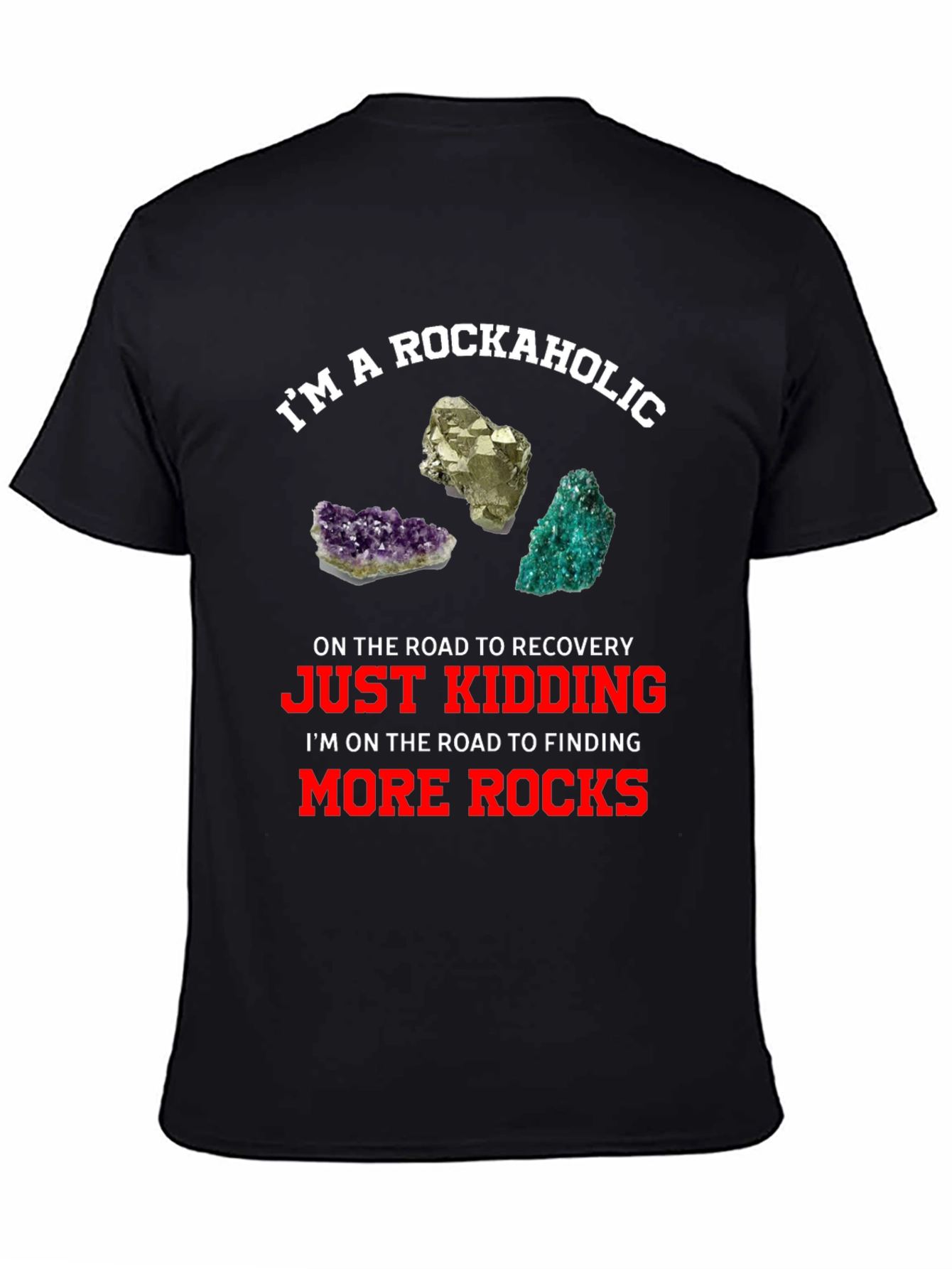 Rockaholic Graphic T-Shirt - Mineral Lover Tee