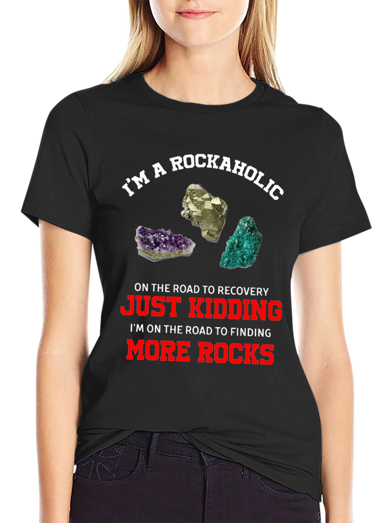 Rockaholic Graphic T-Shirt - Mineral Lover Tee