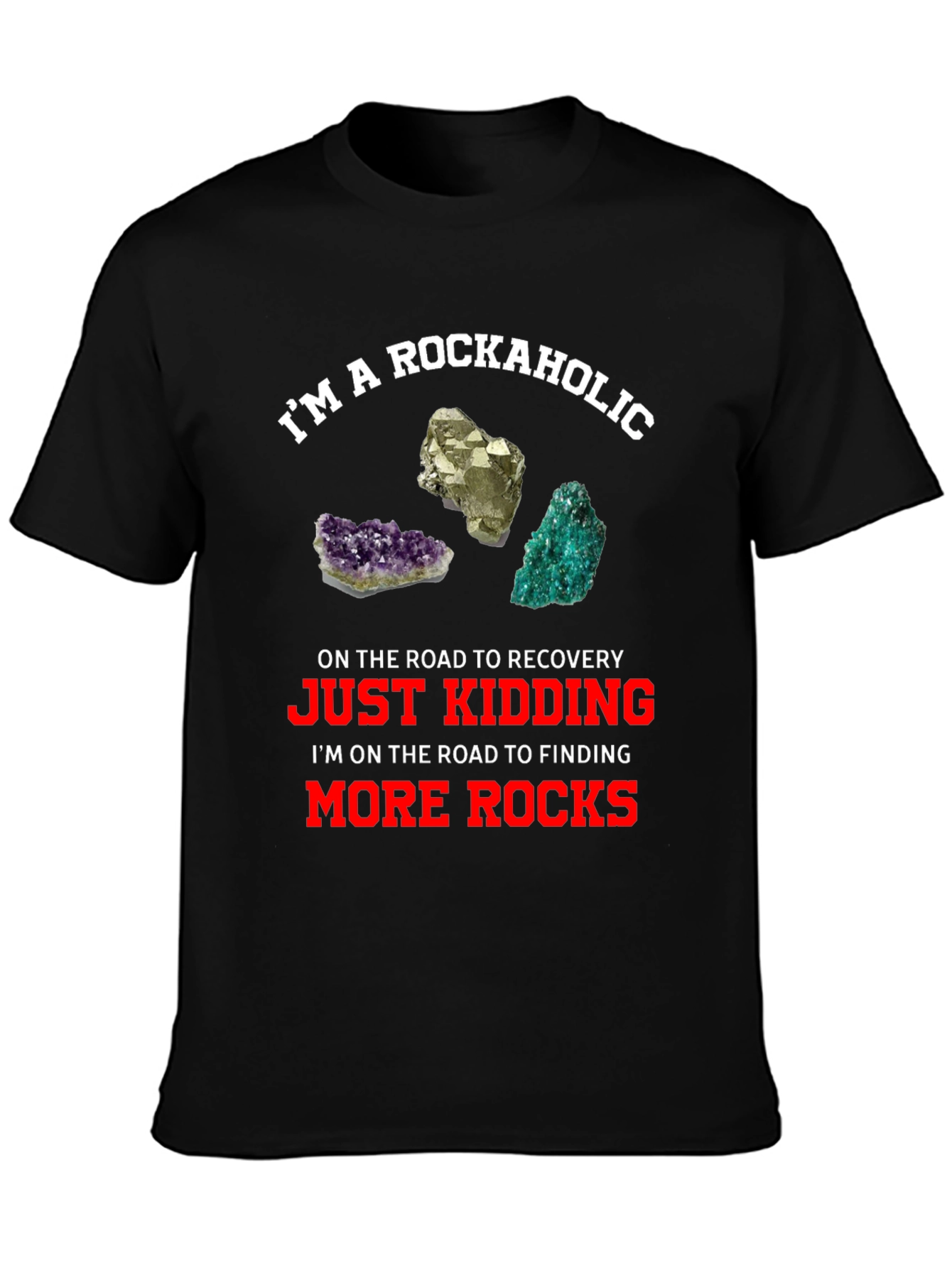 Rockaholic Graphic T-Shirt - Mineral Lover Tee