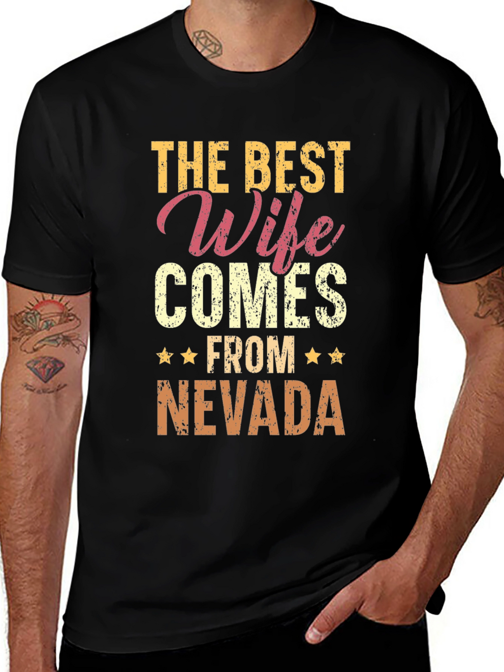 Best Wife From Nevada Graphic T-Shirt