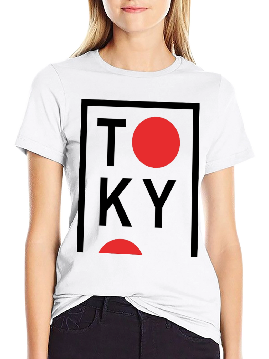 Tokyo Graphic Print Crewneck T-Shirt