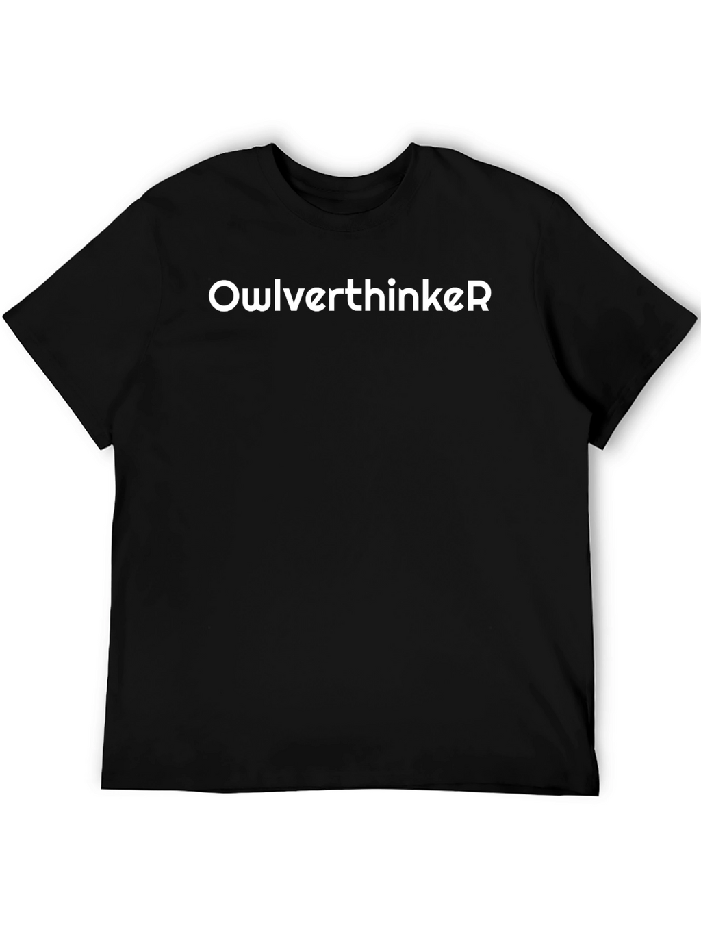 OwlverthinkeR Black T-Shirt - Comfortable and Stylish