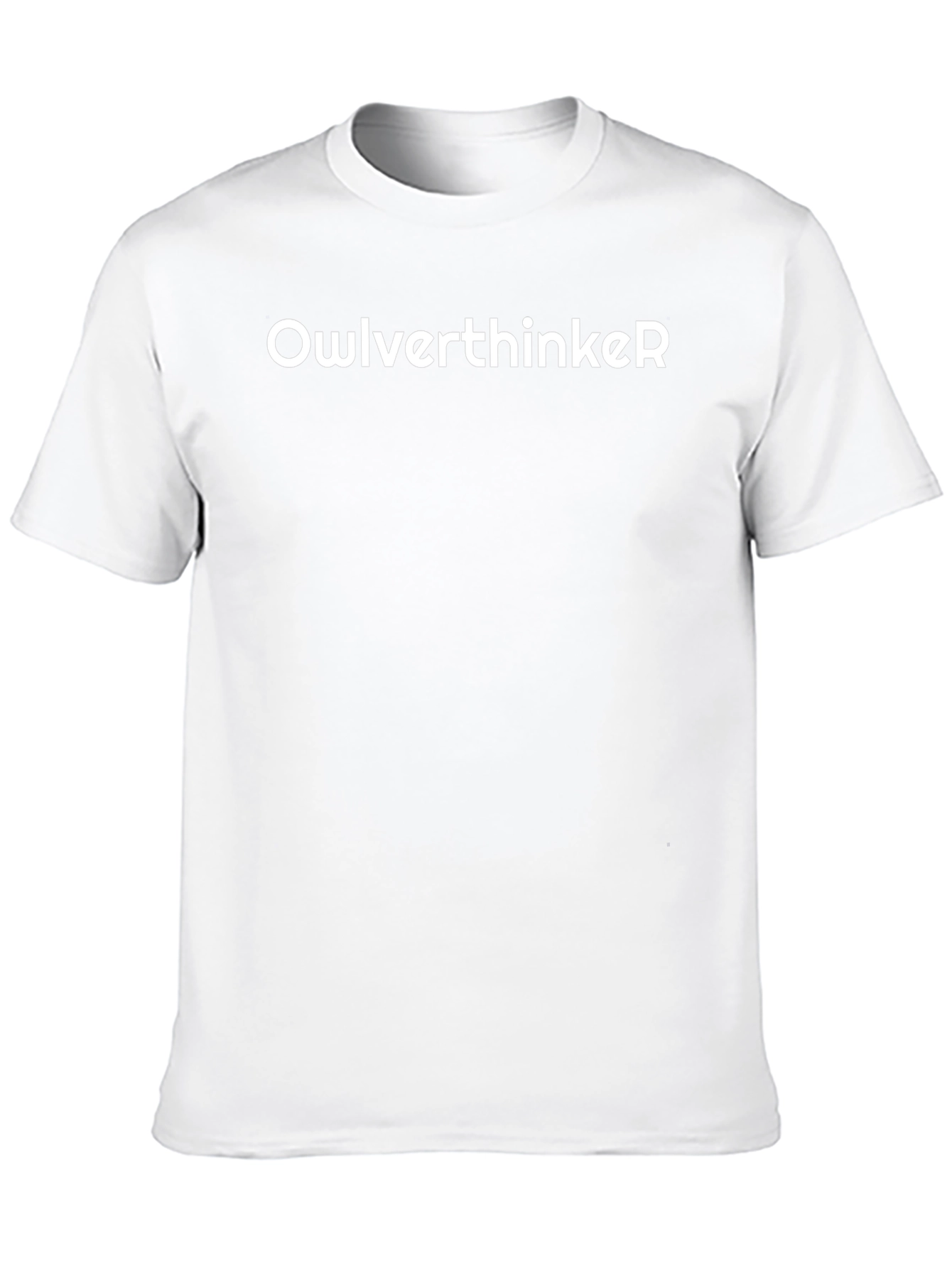 OwlverthinkeR Black T-Shirt - Comfortable and Stylish