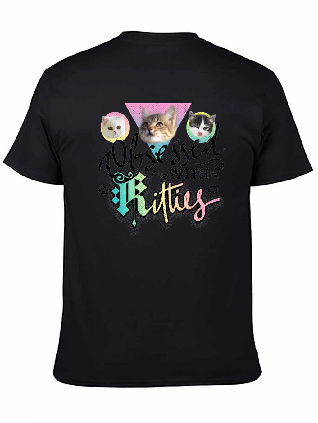 Obsessed with Kitties T-Shirt Cat Lover Tee