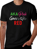 AKA Pink Goes Red T-Shirt