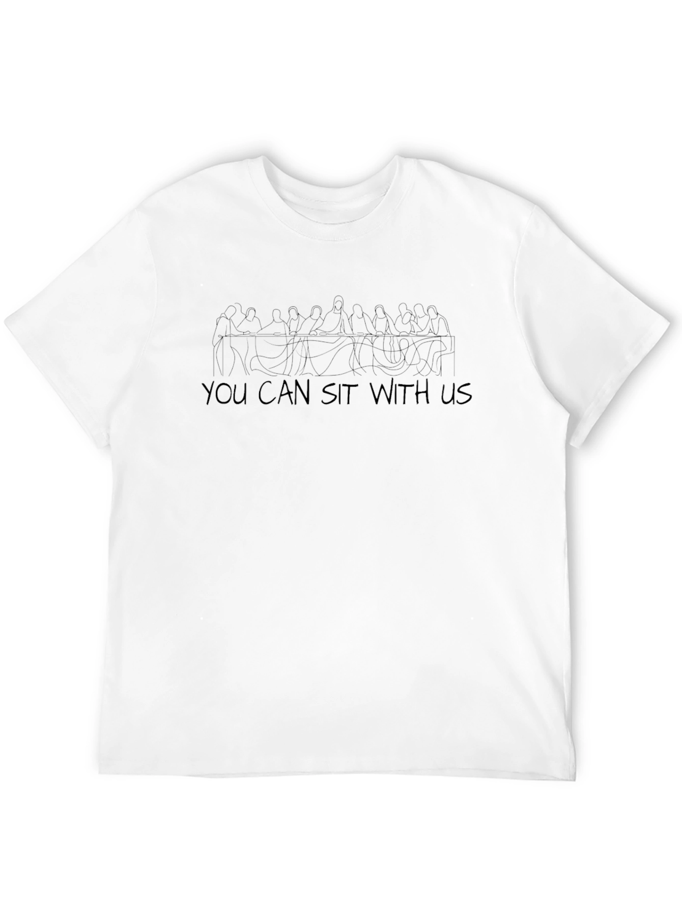 Mean Girls You Can Sit With Us Black Tee