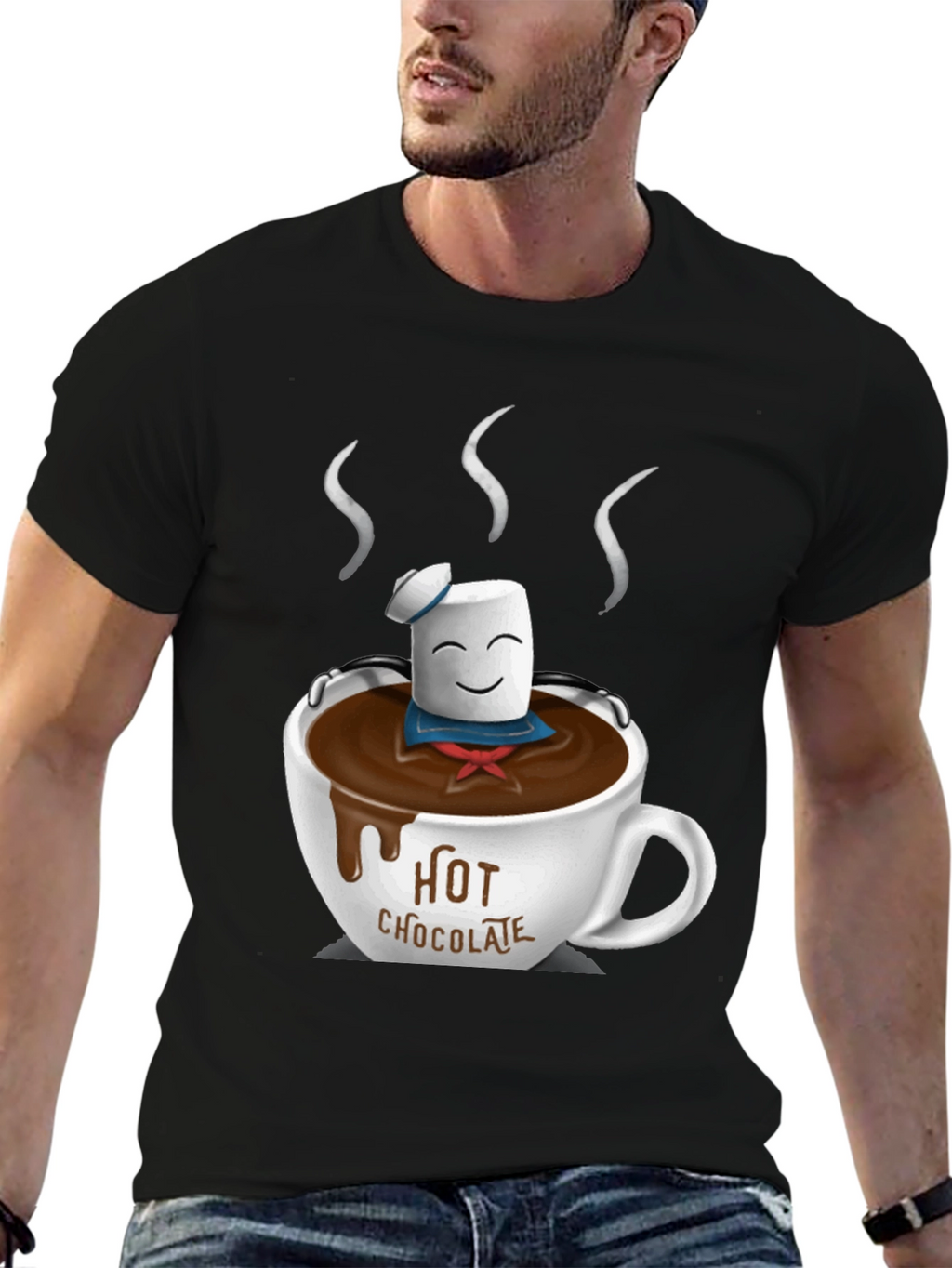 Marshmallow Hot Chocolate Graphic Tee