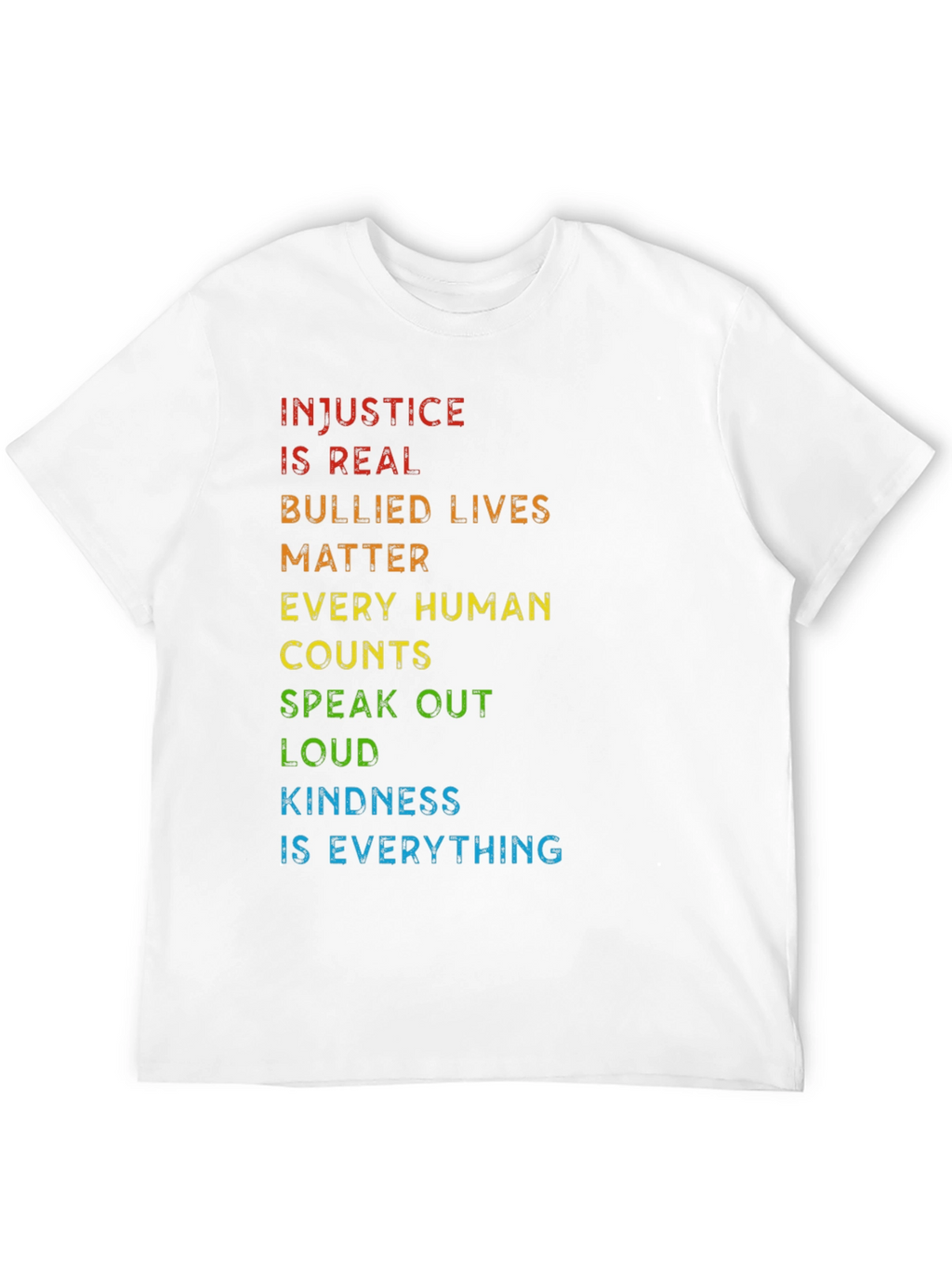 Injustice Is Real Graphic Tee - Black
