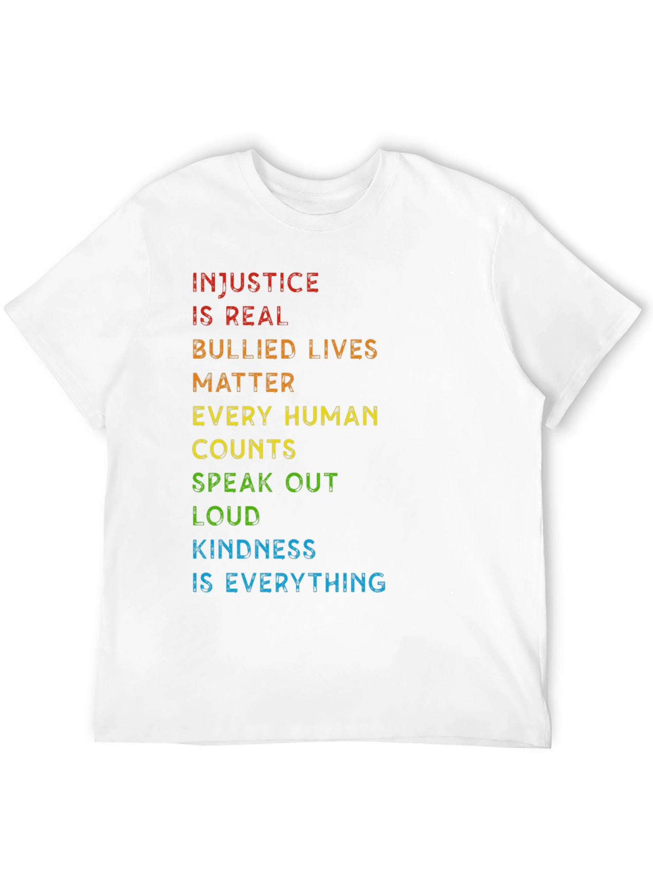 Injustice Is Real Graphic Tee - Black