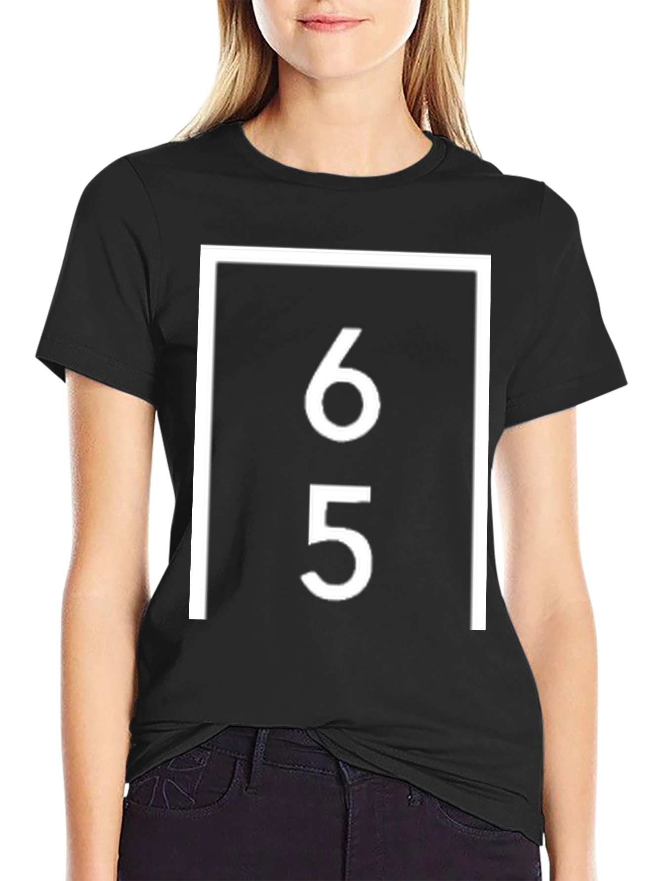 65 Graphic Tee - Modern Minimalist Design T-Shirt