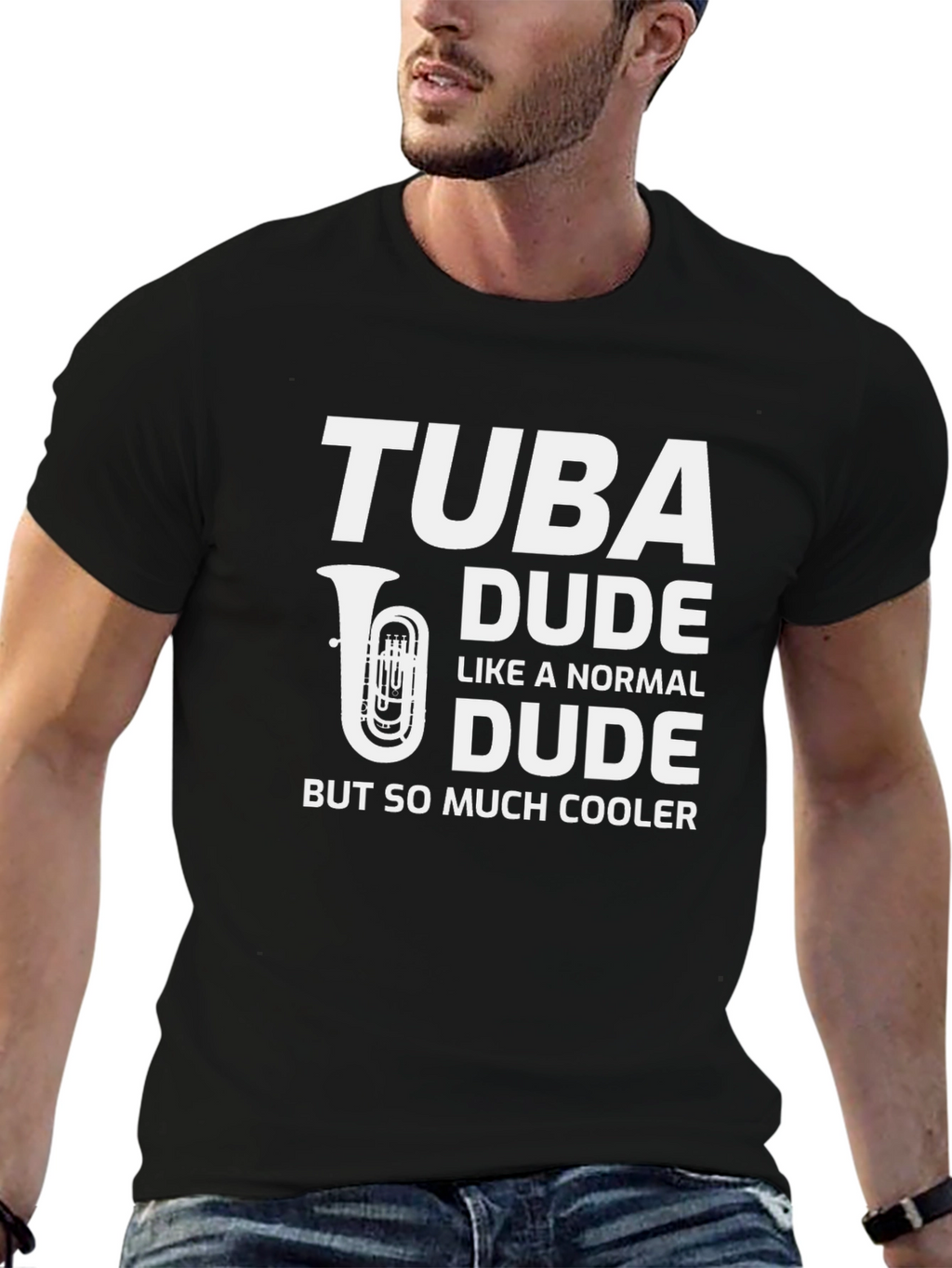 Tuba Dude T-Shirt - Musician Humor Tee