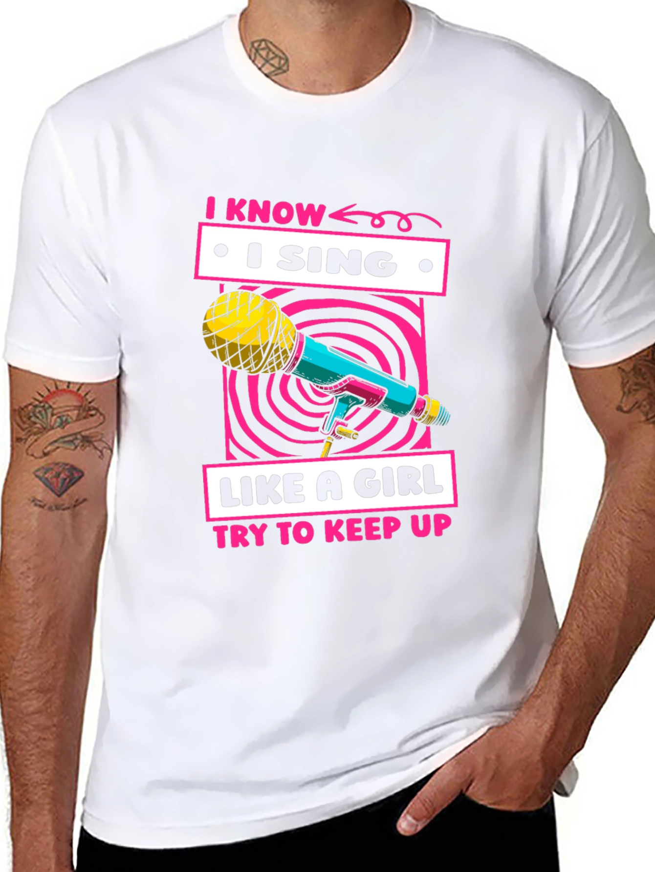 I Sing Like A Girl Graphic T-Shirt