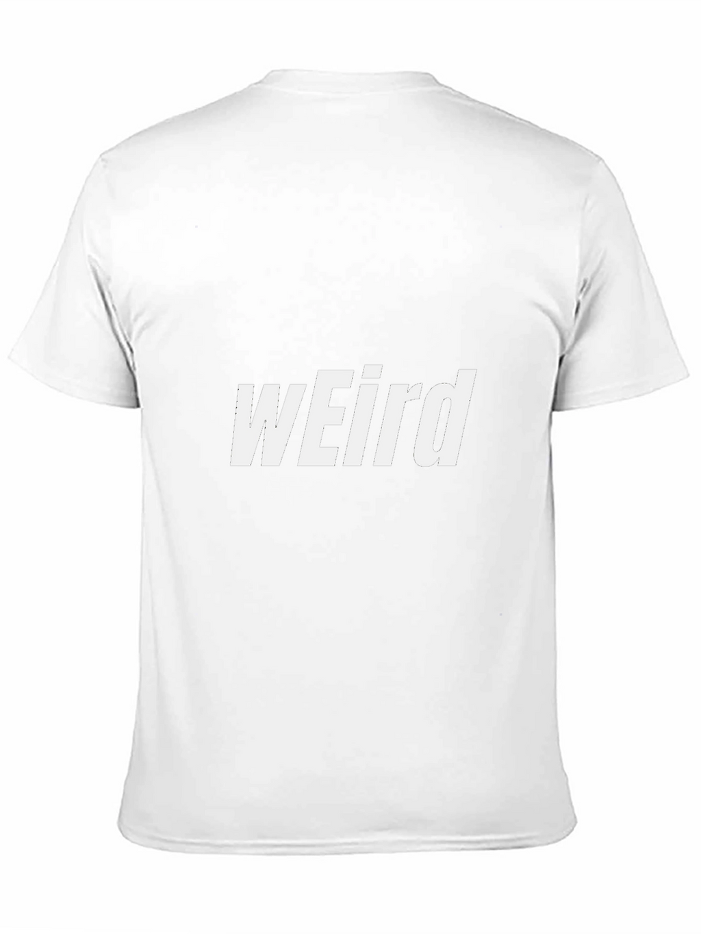 Weird Graphic Tee - Unisex Black T-Shirt