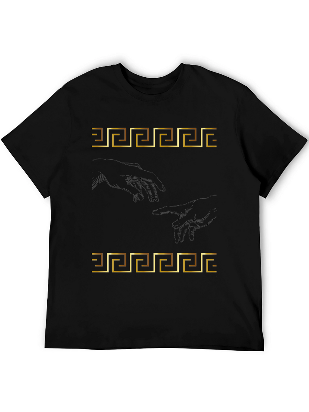 Creation of Adam T-Shirt - Greek Key Art