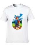 Father & Son T-Shirt - Cartoon Design