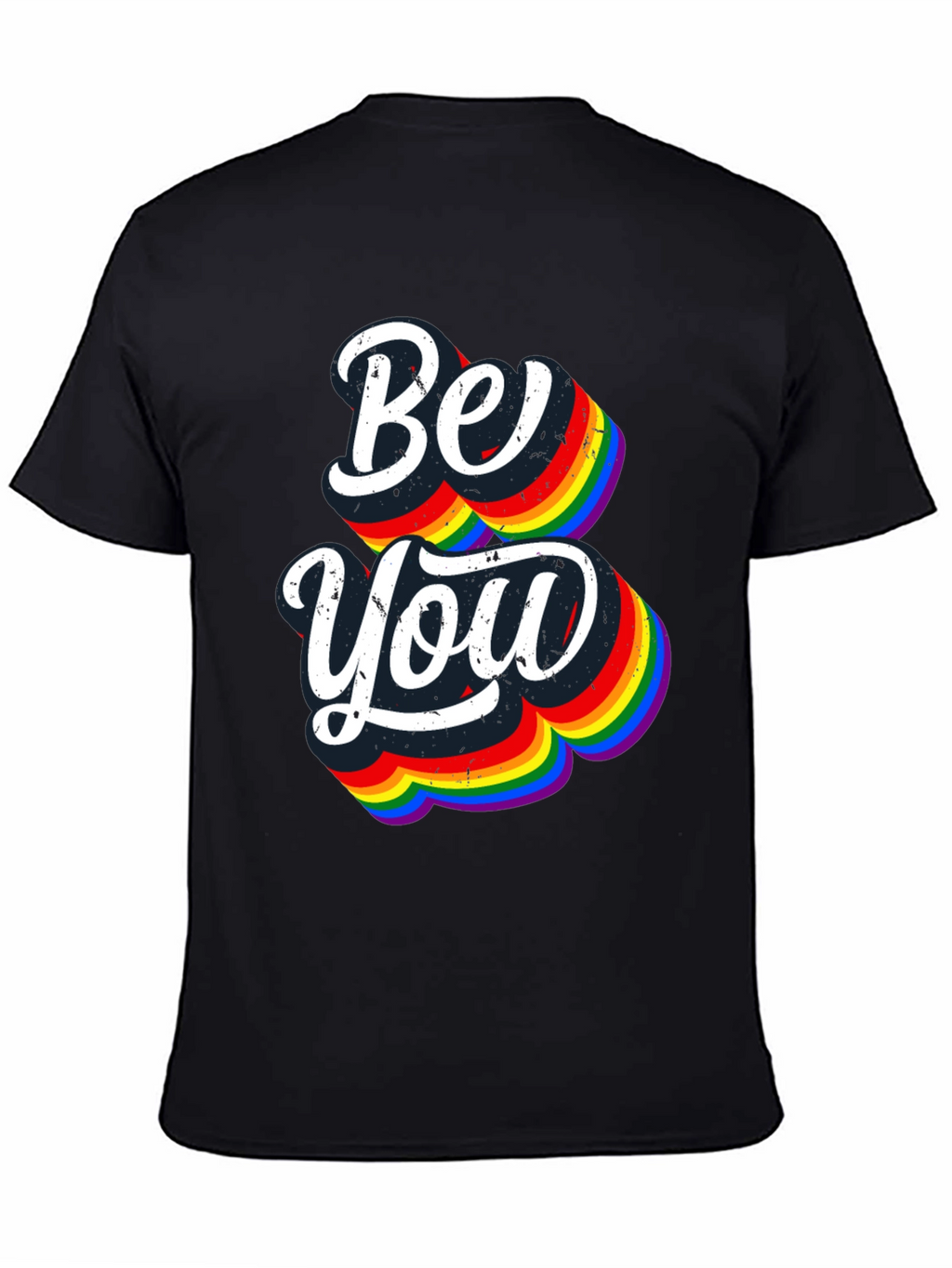 Be You Rainbow Graphic Tee - Pride Shirt