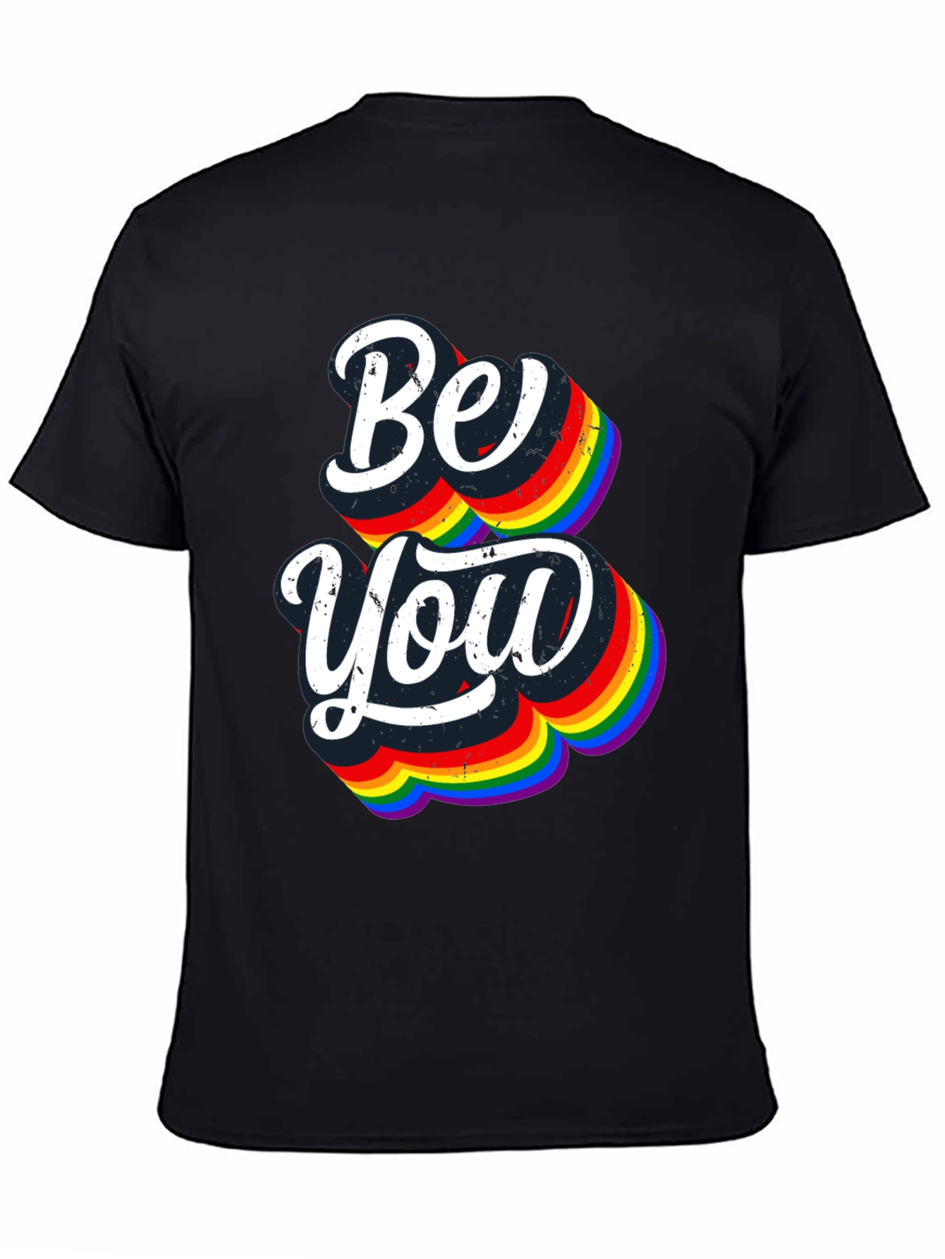 Be You Rainbow Graphic Tee - Pride Shirt