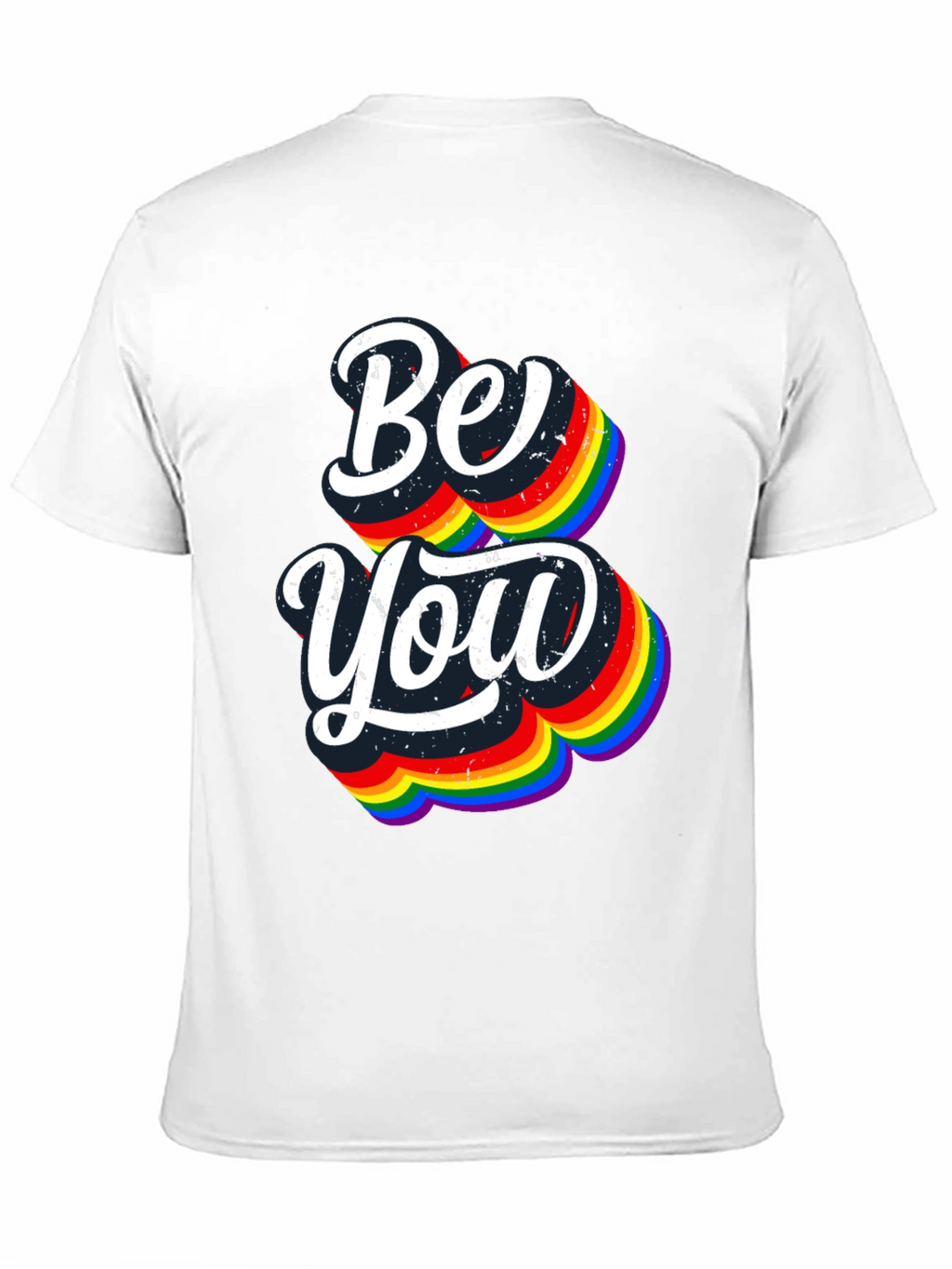 Be You Rainbow Graphic Tee - Pride Shirt