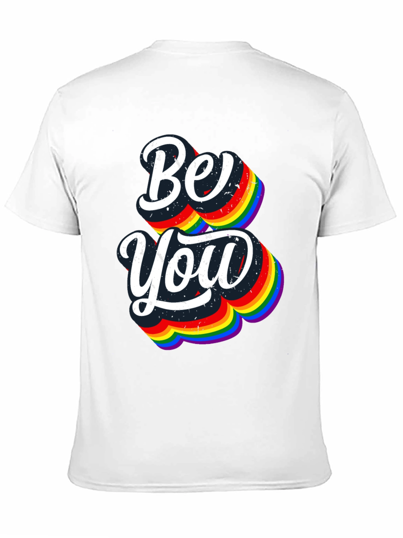 Be You Rainbow Graphic Tee - Pride Shirt