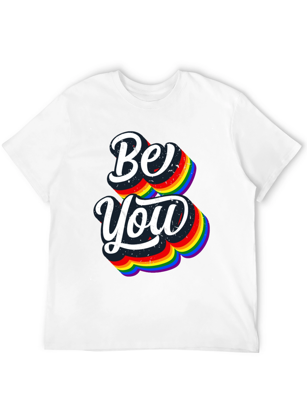 Be You Rainbow Graphic Tee - Pride Shirt