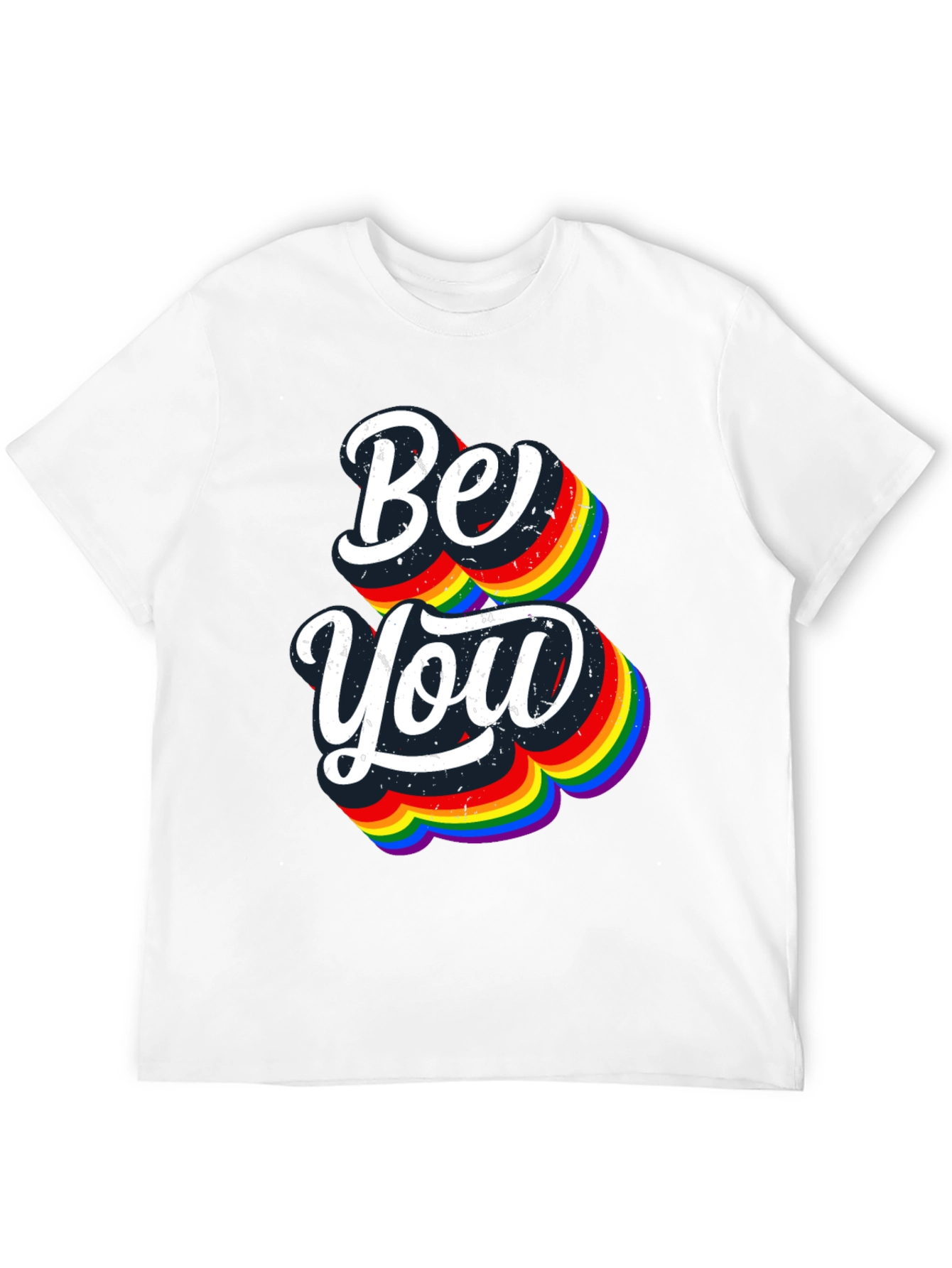 Be You Rainbow Graphic Tee - Pride Shirt
