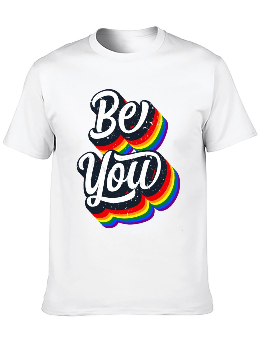 Be You Rainbow Graphic Tee - Pride Shirt