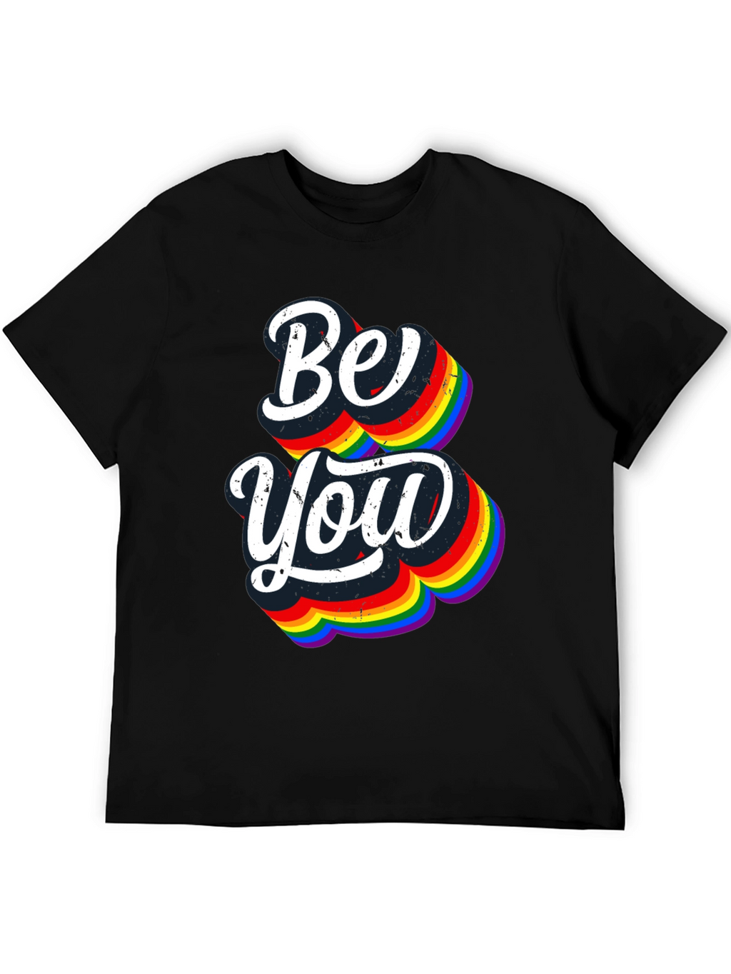 Be You Rainbow Graphic Tee - Pride Shirt