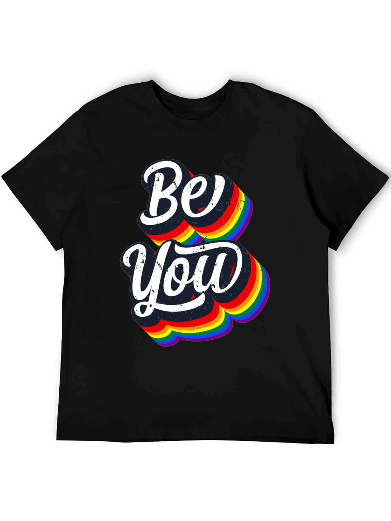 Be You Rainbow Graphic Tee - Pride Shirt