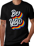 Be You Rainbow Graphic Tee - Pride Shirt