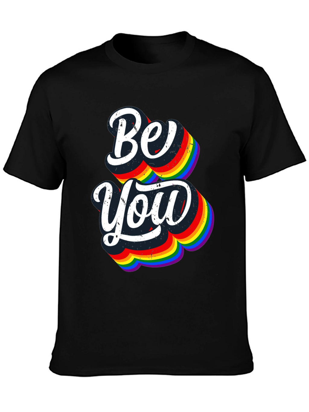 Be You Rainbow Graphic Tee - Pride Shirt