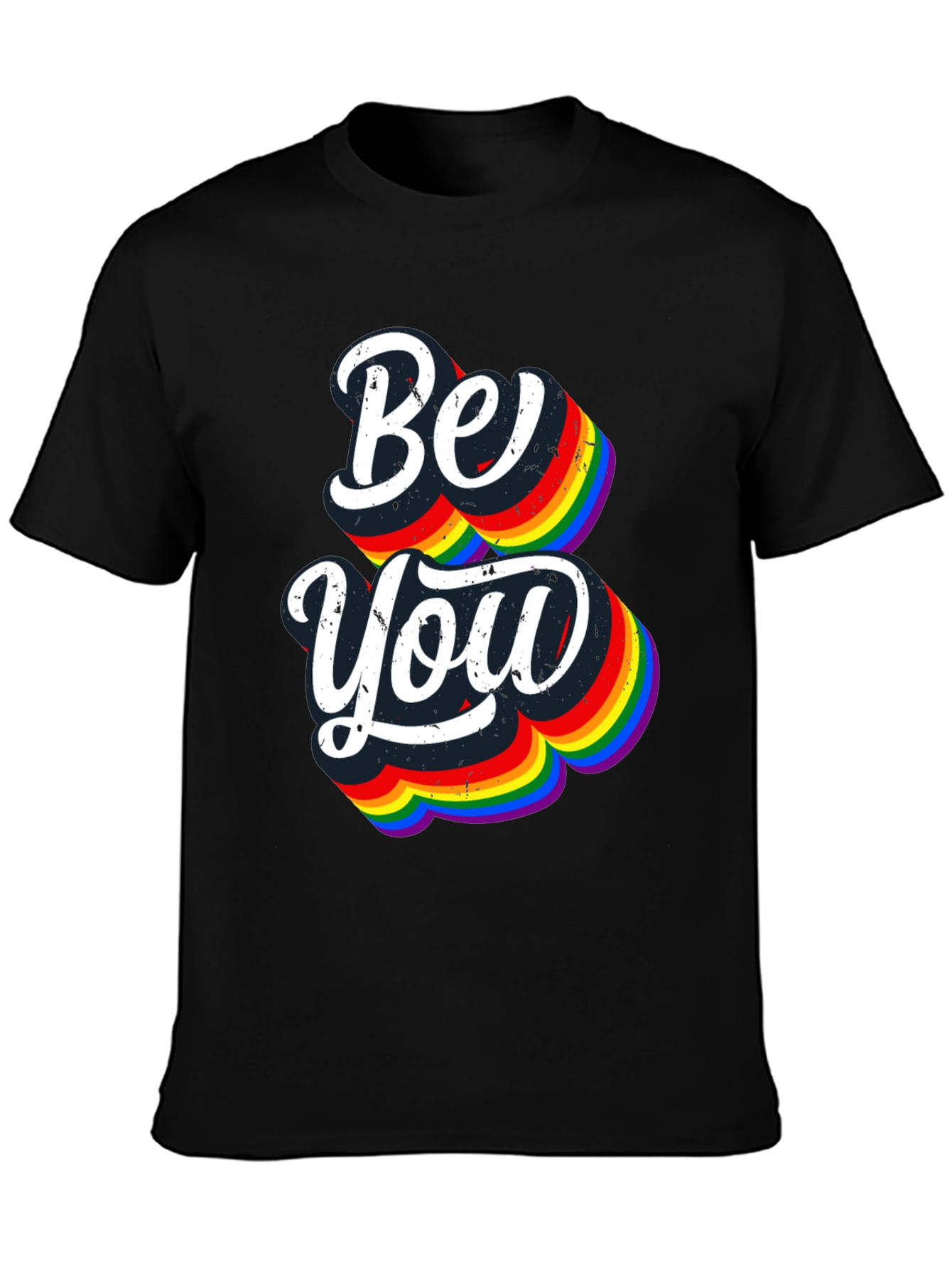 Be You Rainbow Graphic Tee - Pride Shirt